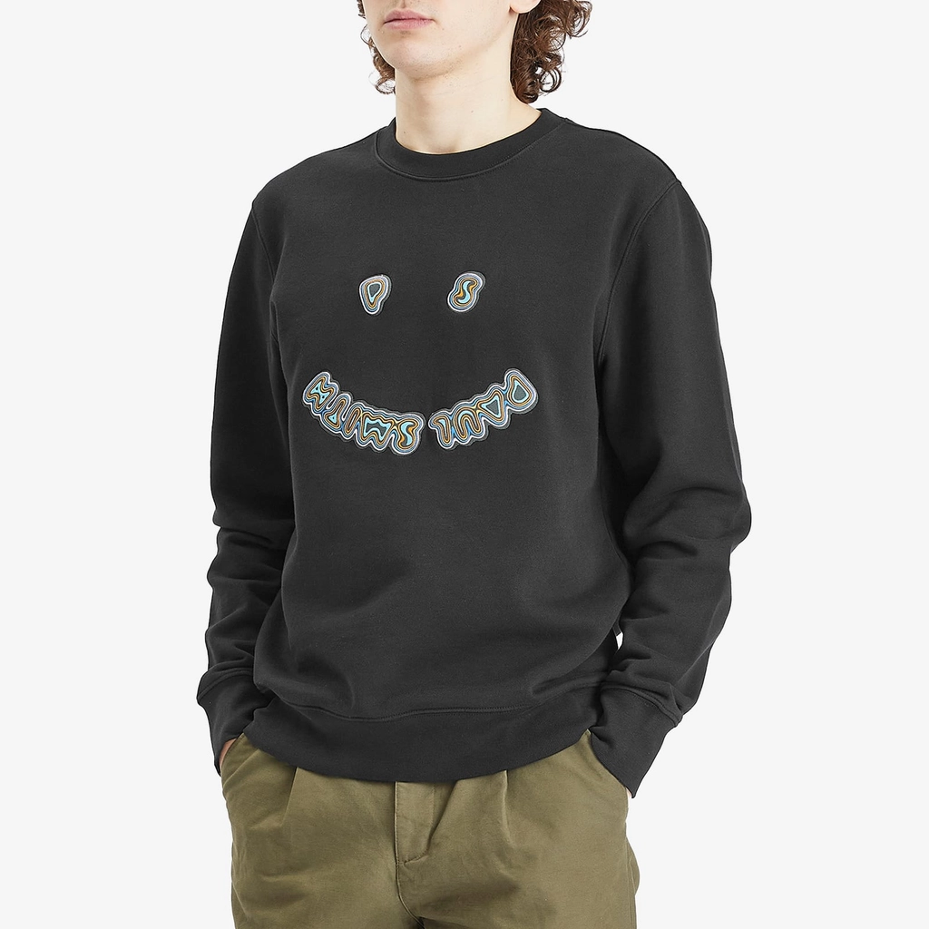 Paul Smith Men's PS Happy Sweatshirt Black